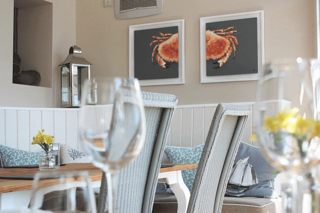 On Display at South Sands Hotel & Restaurant, Salcombe 2018