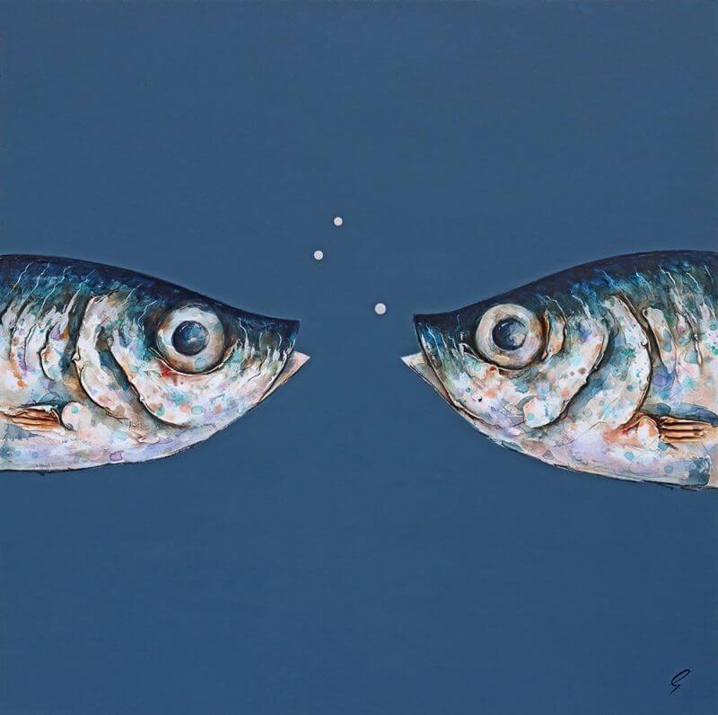 SOLD OUT 'Us Talking' Signed Print - Image 2