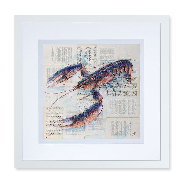 'Whitby Lobster' Signed Print