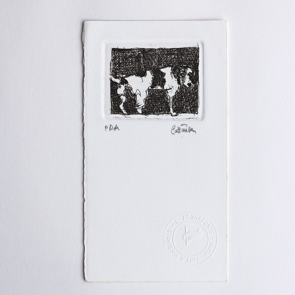 'Untitled Etching #1' by Carlo Cattaneo - Image 2
